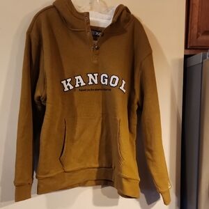 Kangol Men's Tan Hoodie Sweater